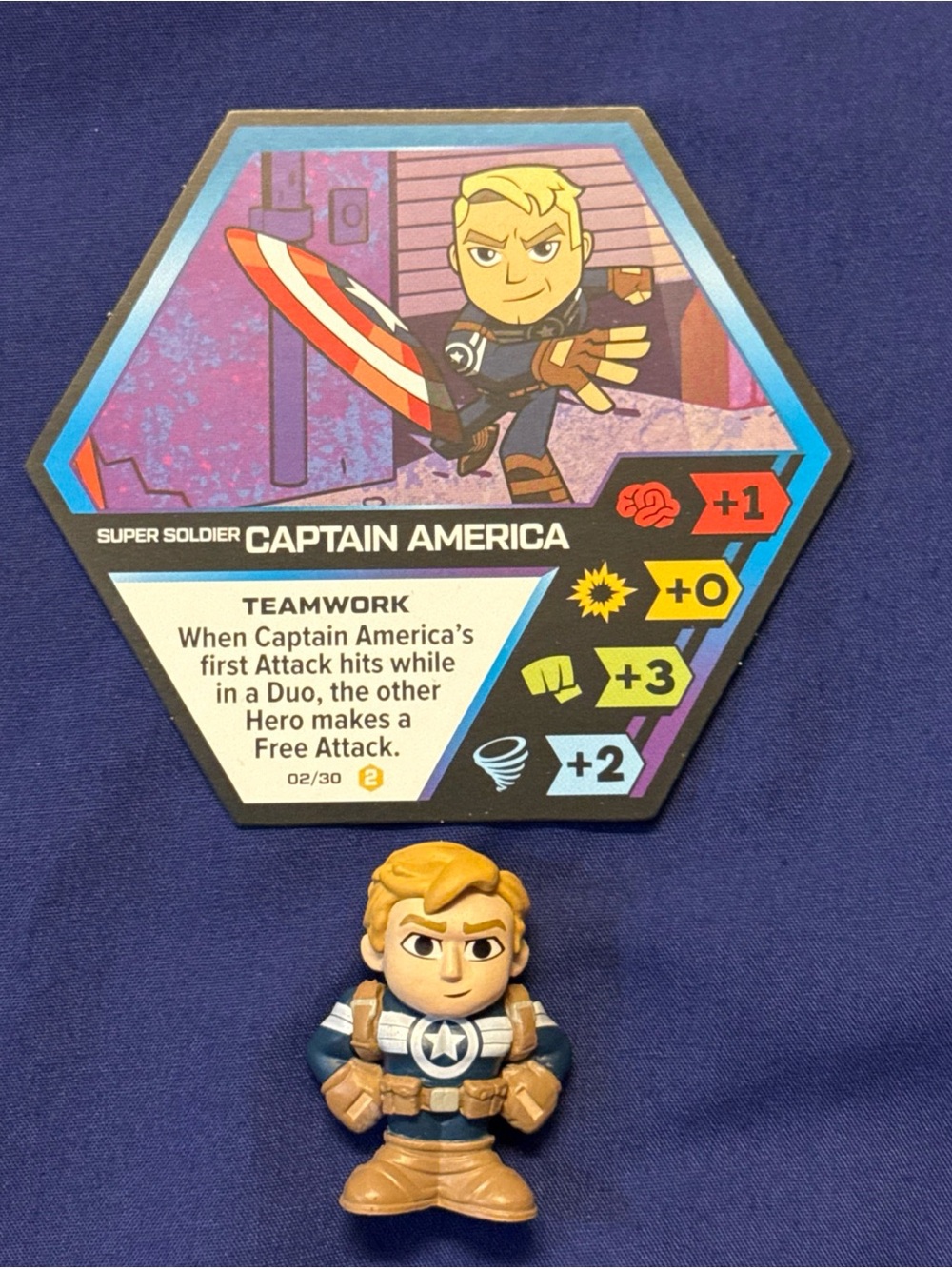 Funko Marvel Battleworld Series 2 Super Soldier Captain America w/ Card 2021